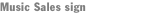 Music Sales sign