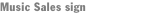 Music Sales sign