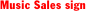 Music Sales sign