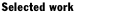 Selected work