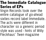 The Immediate Catalogue